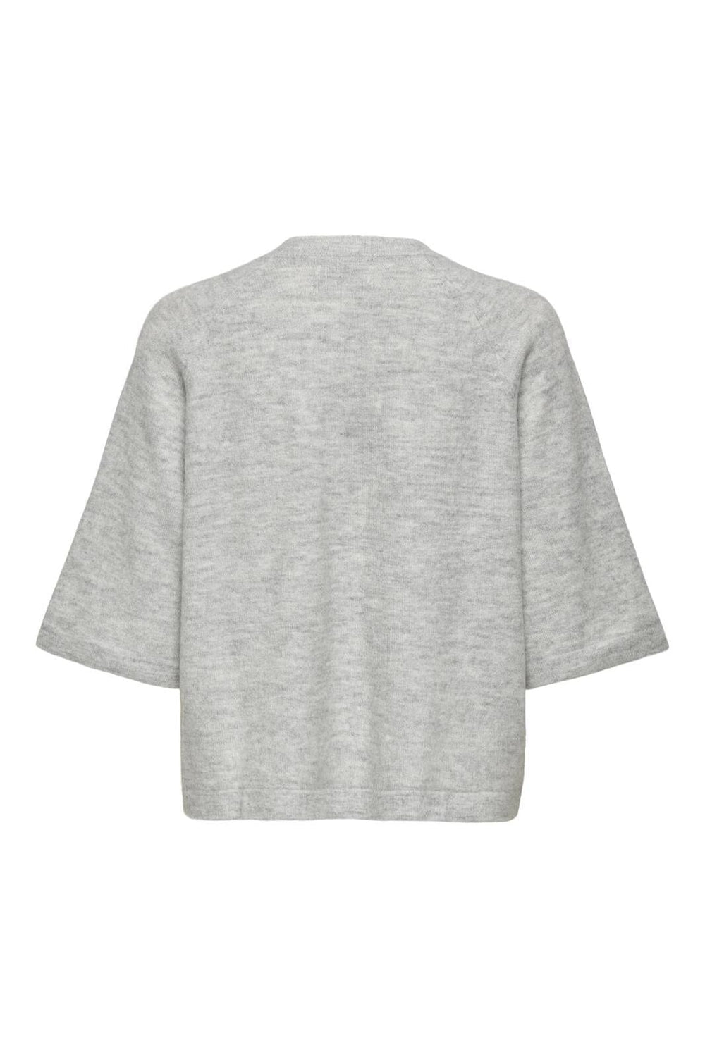 Only - Onlsimoni 3/4 Pullover Knt - 4600558 Light Grey Melange