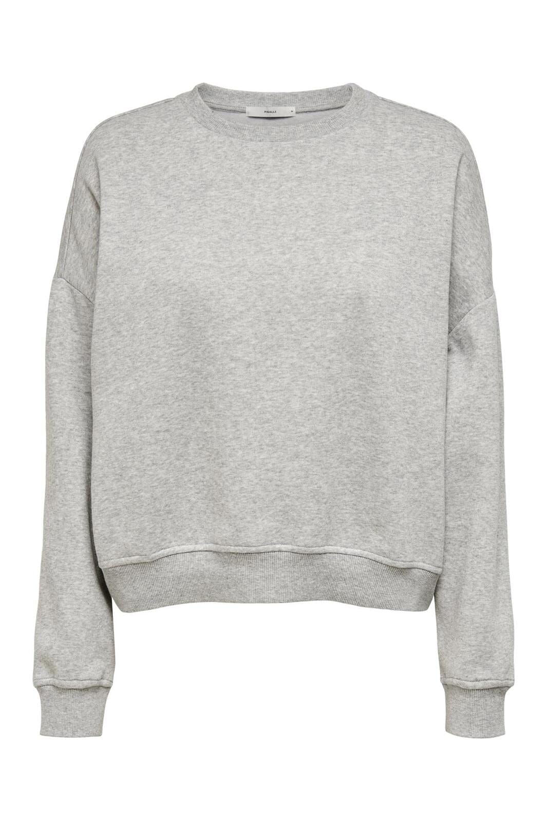 Only - Onlsweat Life L/S Crew Oversize Swt - 3751268 Light Grey Melange