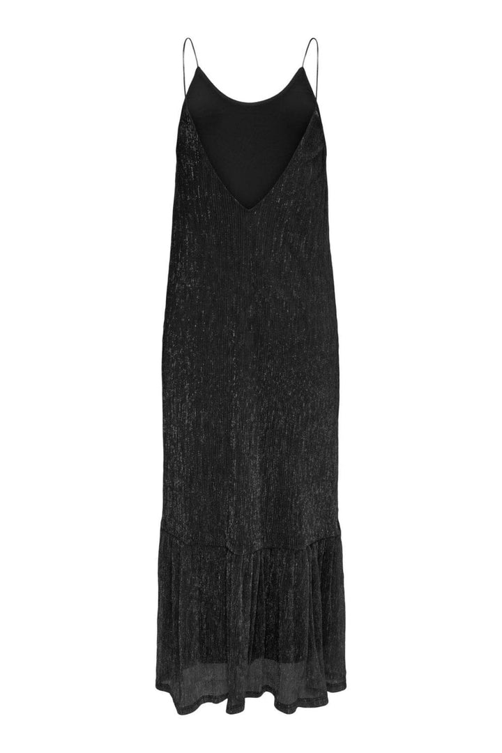 Only - Onltinga S/L Maxi Dress - 4526505 Black Black Glitter Kjoler 