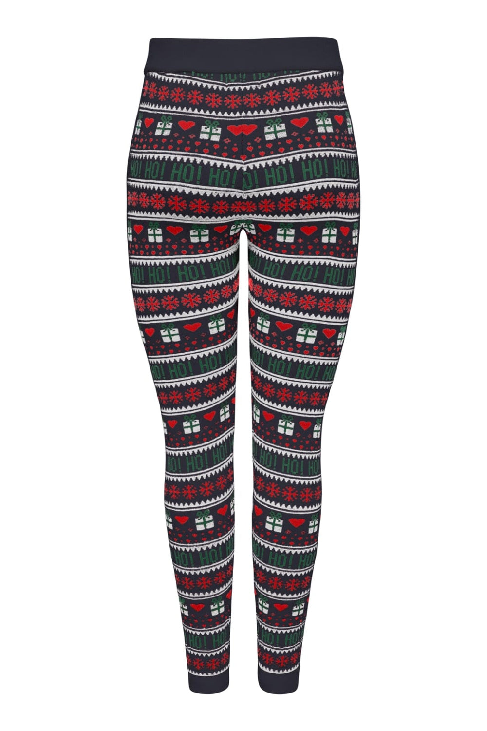 Only - Onlxmas Present Pant Knt - 4631394 Night Sky Cloud D/High Risk Red/Green Jacket Bukser 