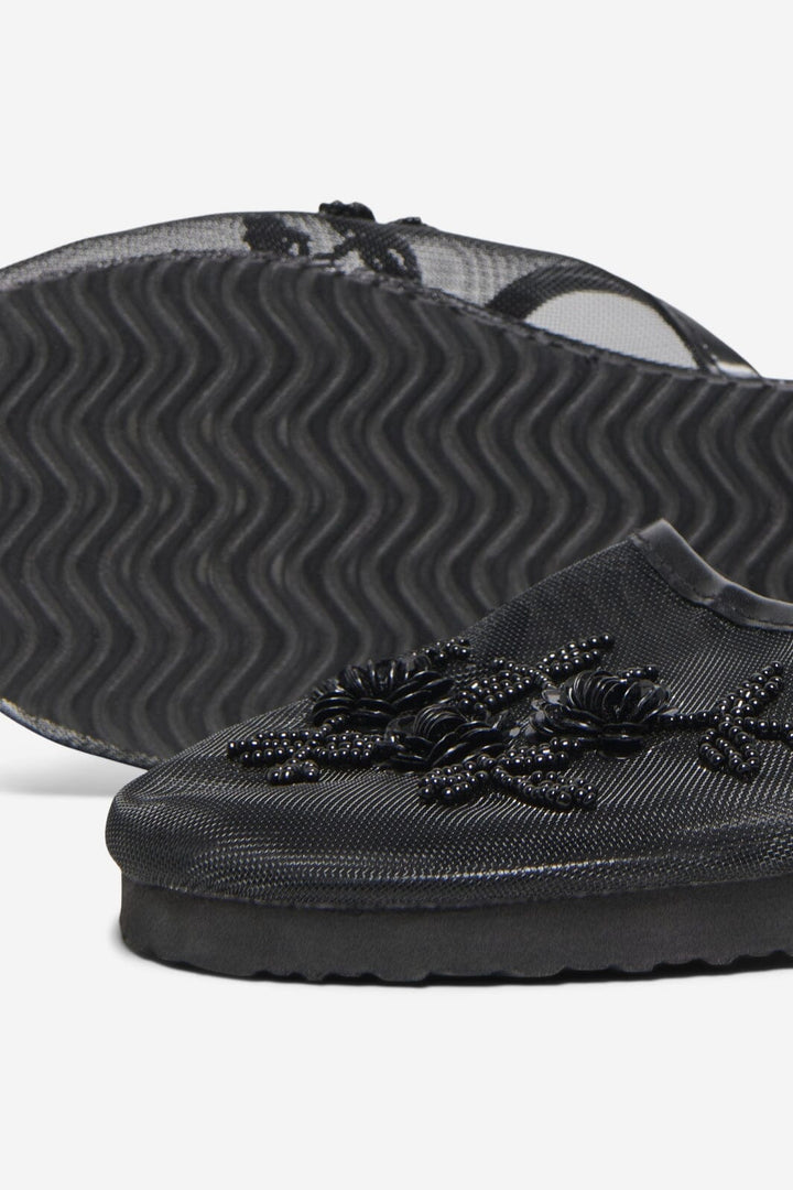 Only Shoes - Onlrio Mesh Bling Slipper - 4813580 Black Sandaler 