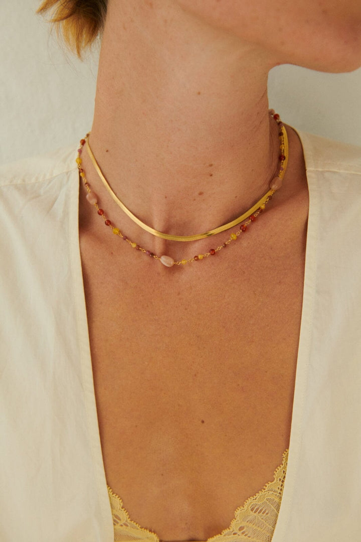 Pernille Corydon Jewellery - Golden Fields Necklace - Goldplated Halskæder 