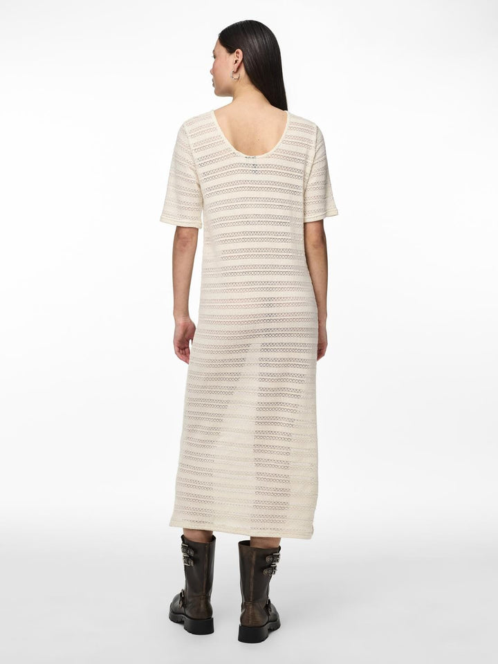 Pieces - Pcagda Ss Dress - 4556637 Birch Kjoler 