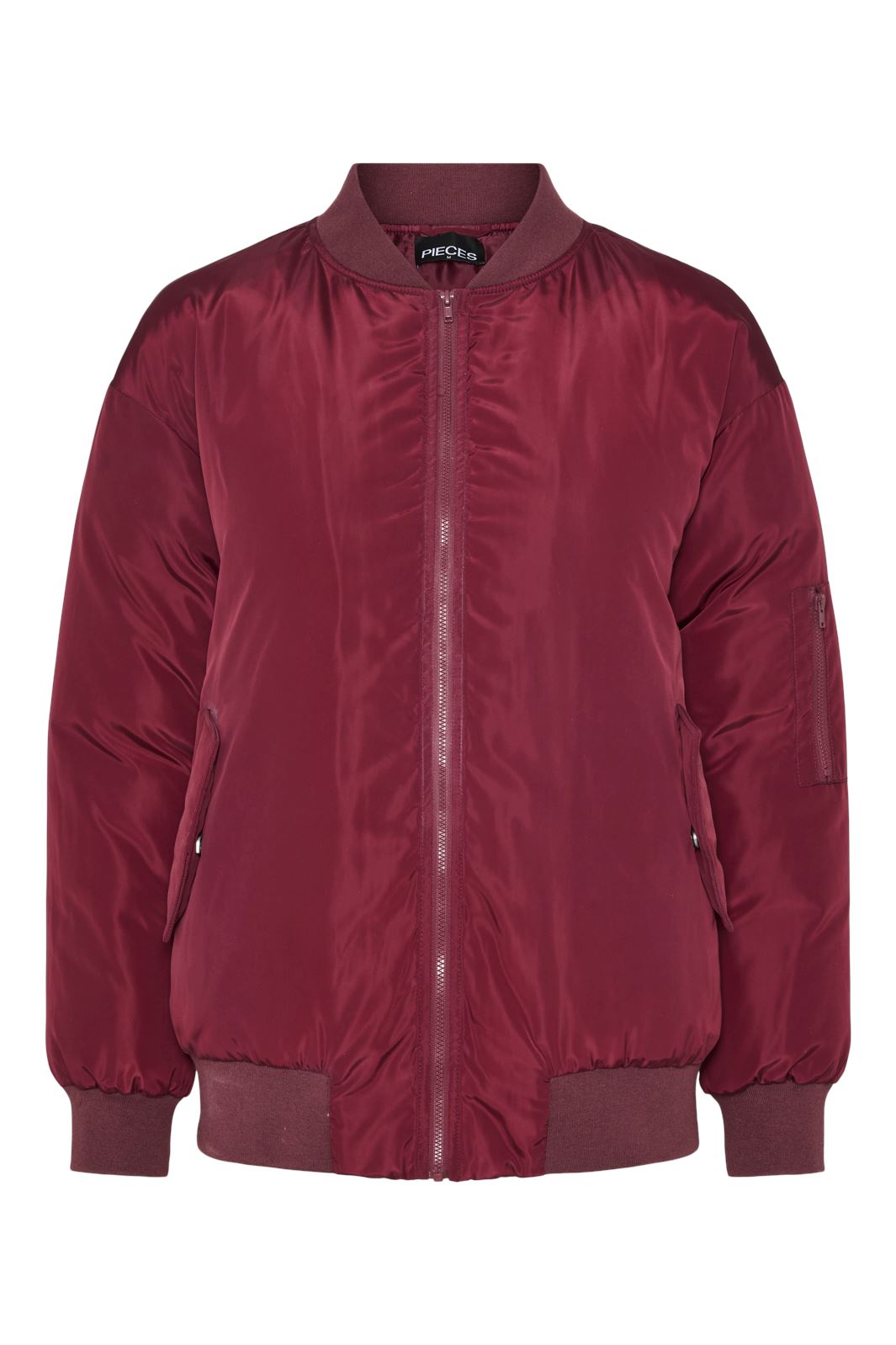 Pieces - Pcaster Ls Bomber Jacket - 4705391 Tawny Port