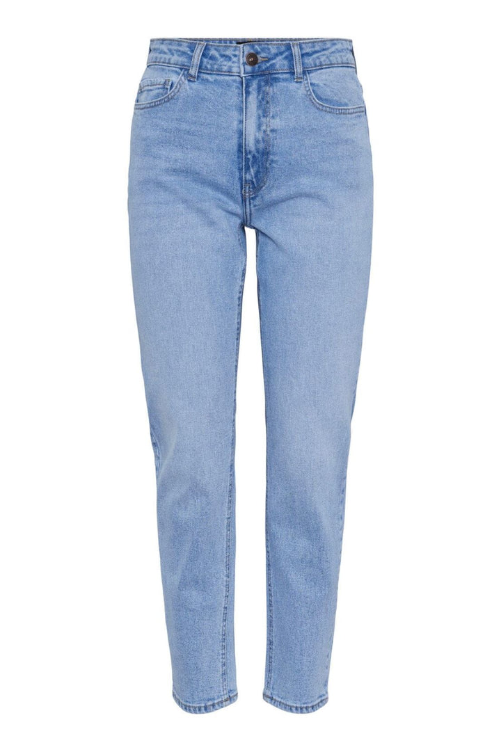 Pieces - Pcbella Tap Jeans Lb306 - 4437844 Light Blue Denim Jeans 