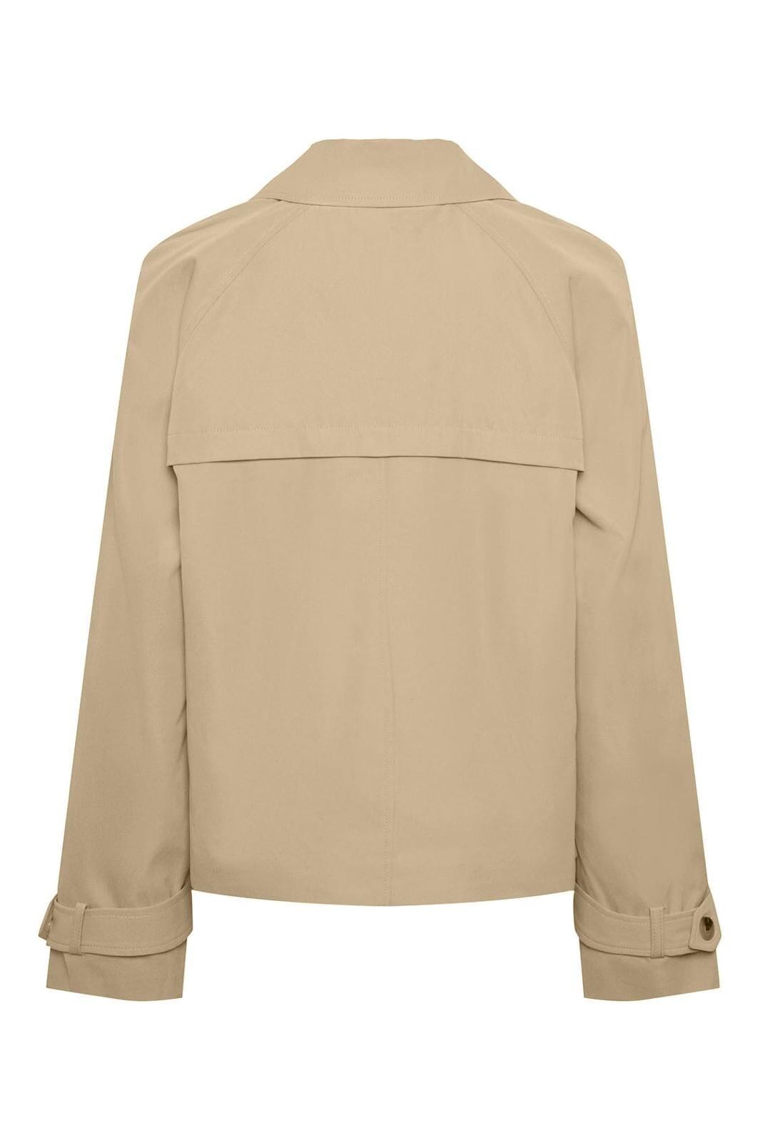 Pieces - Pcbille Short Trenchcoat - 4443826 Warm Sand