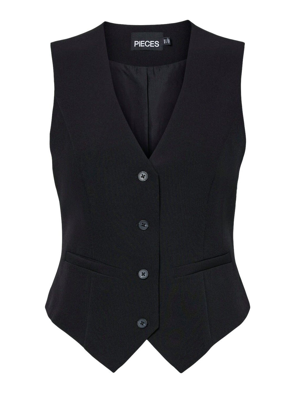 Pieces - Pcbozzy Vest - 4563734 Black Veste 