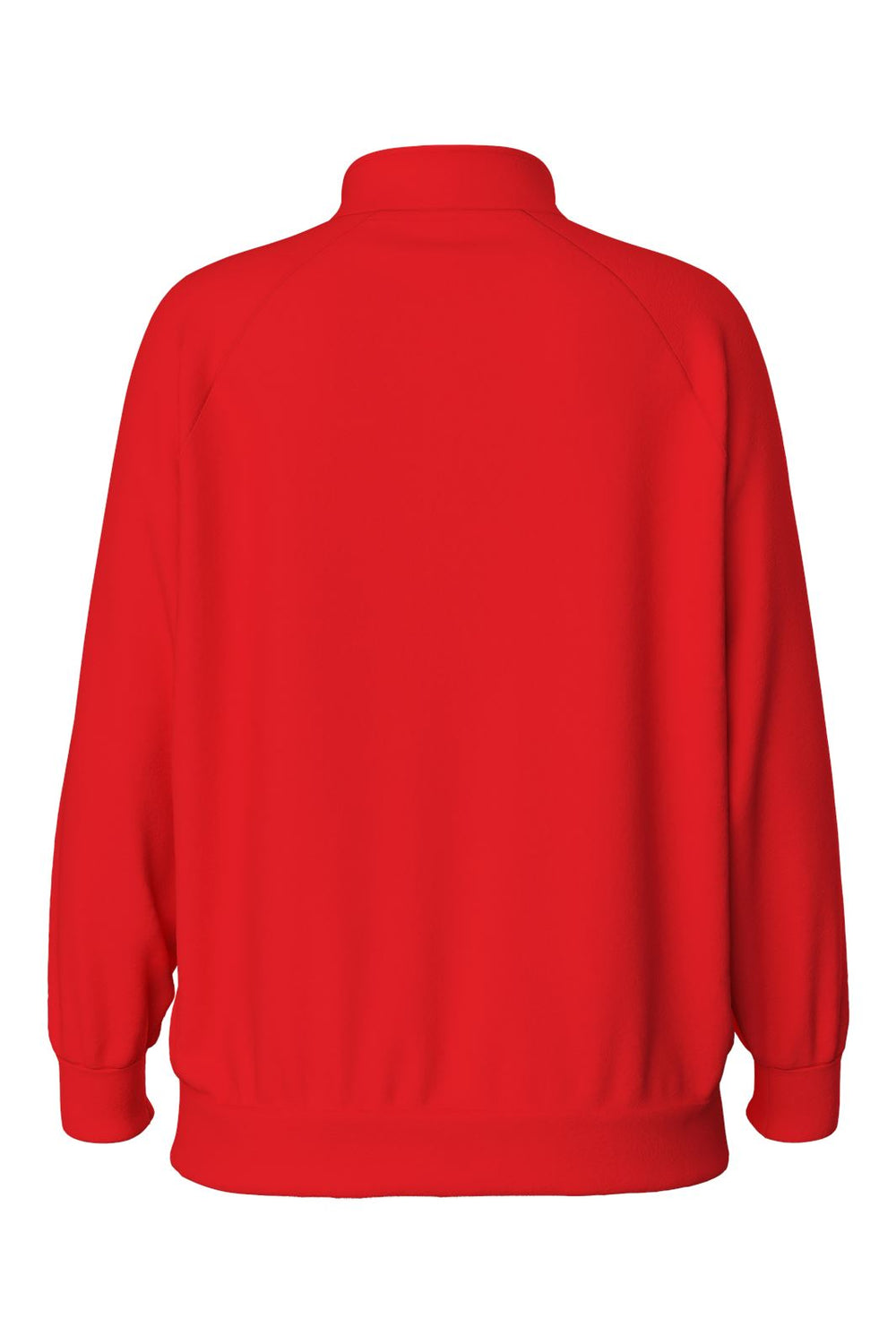 Pieces - Pcchilli Ls Half Zip Sweat - 4703077 Poppy Red