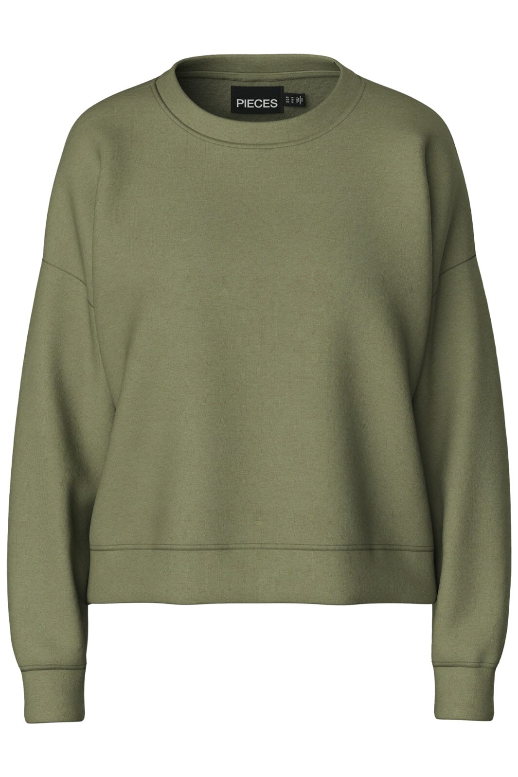 Pieces - Pcchilli Ls Sweat - 3934553 Deep Lichen Green