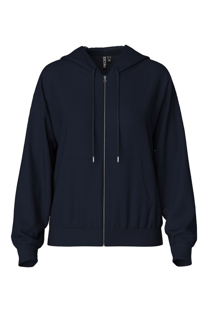 Pieces - Pcchilli Ls Zip Hoodie - 4701547 Sky Captain