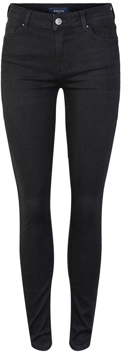 PIECES - PcDelly Skinny MW Jeans "30 - Black Jeans 