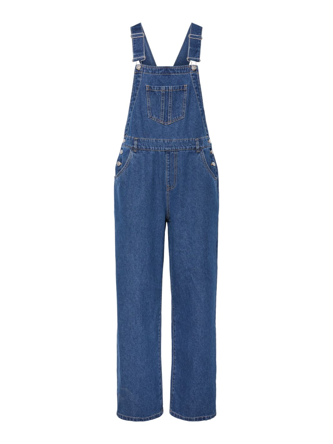 Pieces - Pcfenna Sl Denim Dungaree Fsy - 4860598 Dark Blue Denim