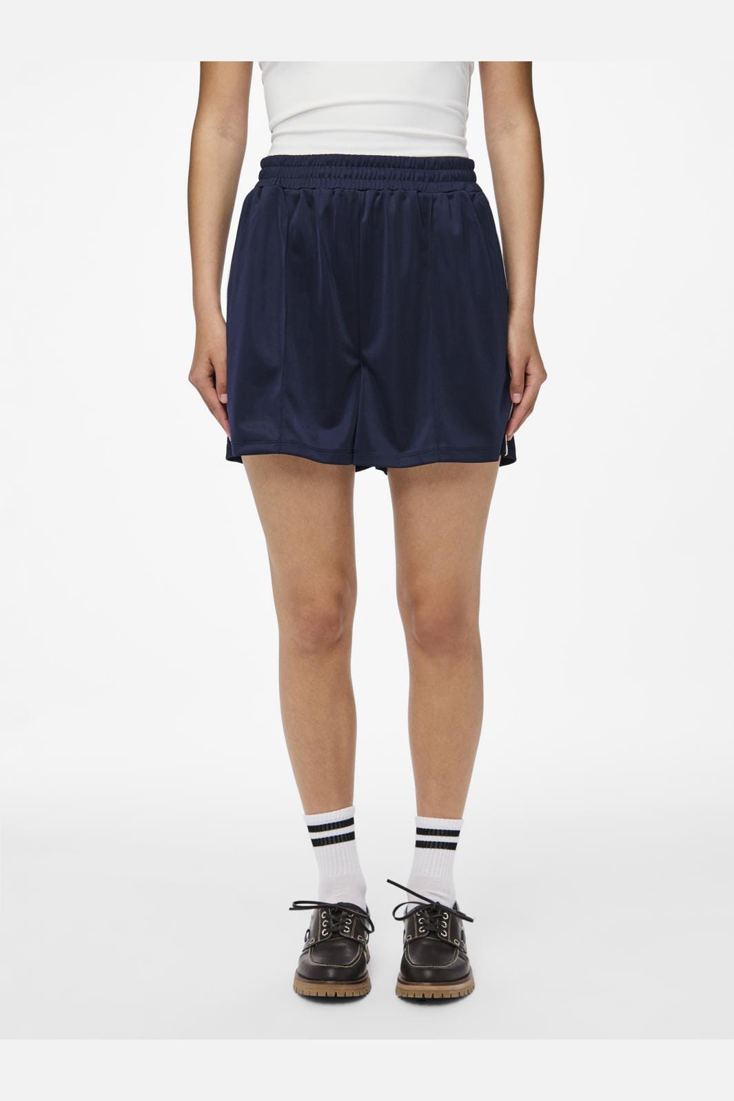 Pieces - Pcgrace Track Shorts Jit - 4739868 Navy Blazer