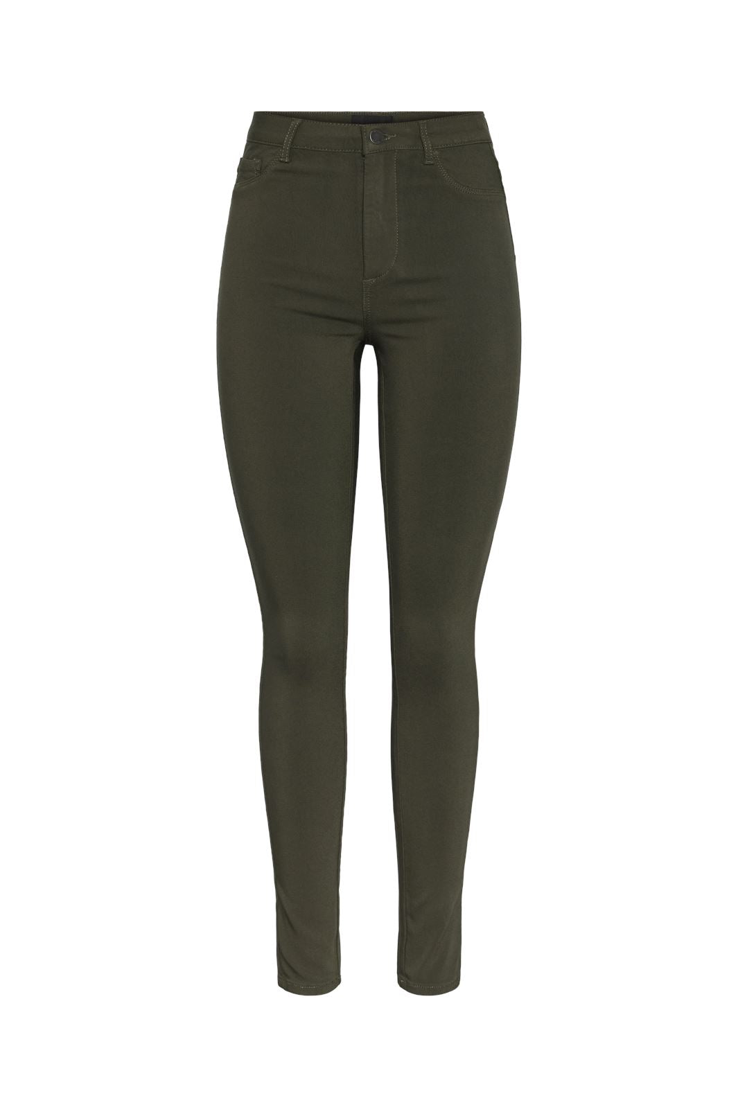 Pieces - Pchighskin Wear Jeggings - 4530982 Forest Night