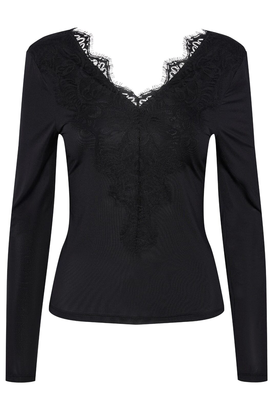 Pieces - Pcilu Ls Top - 4332361 Black Bluser 