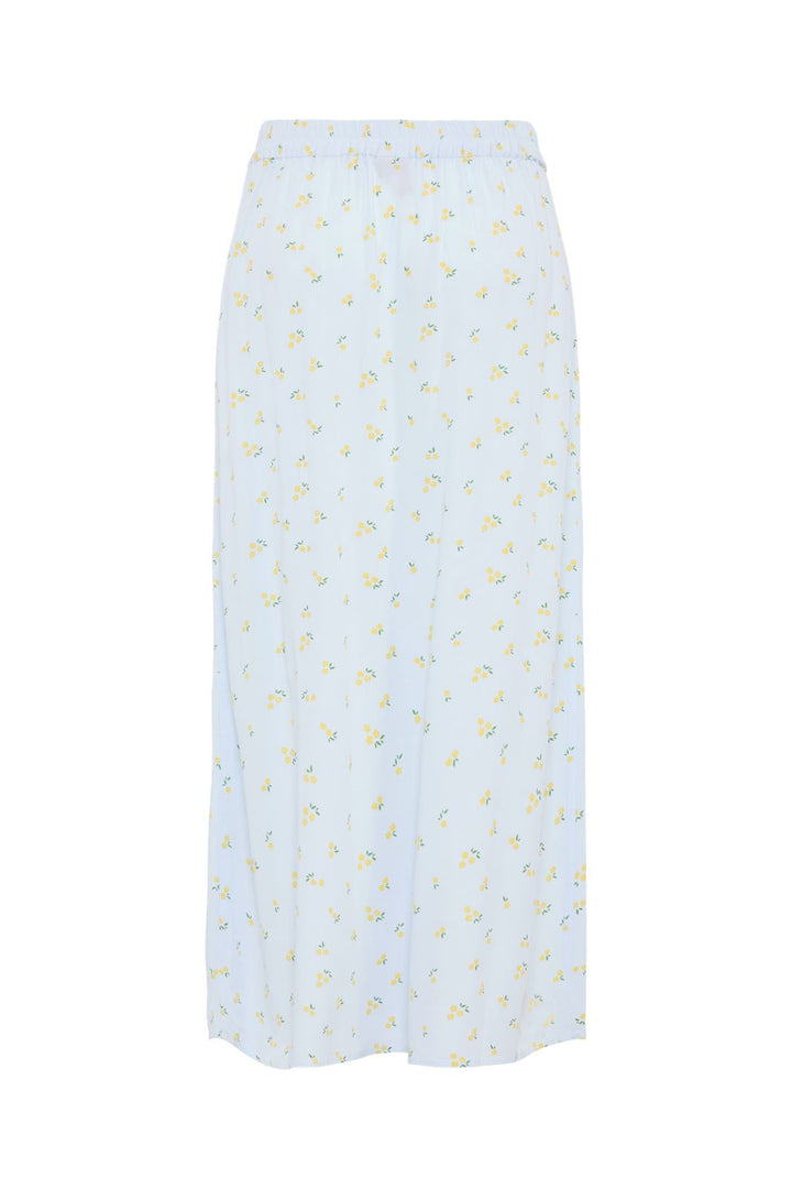 Pieces - Pcjessa Midi Skirt - 4684621 Nantucket Breeze Yellow Flowers