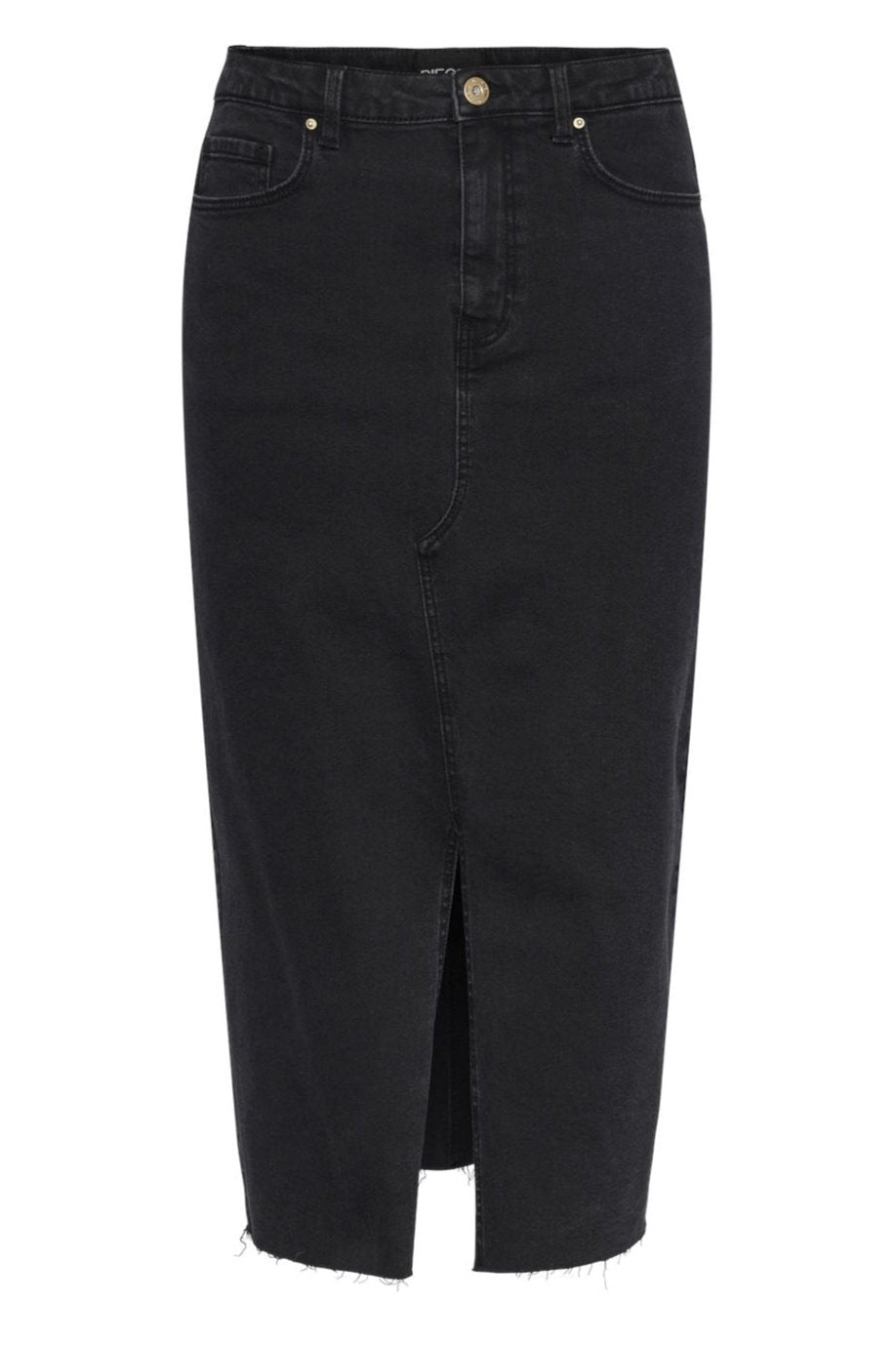 Pieces - Pcjessie Denim Midi Skirt - 4560724 Black