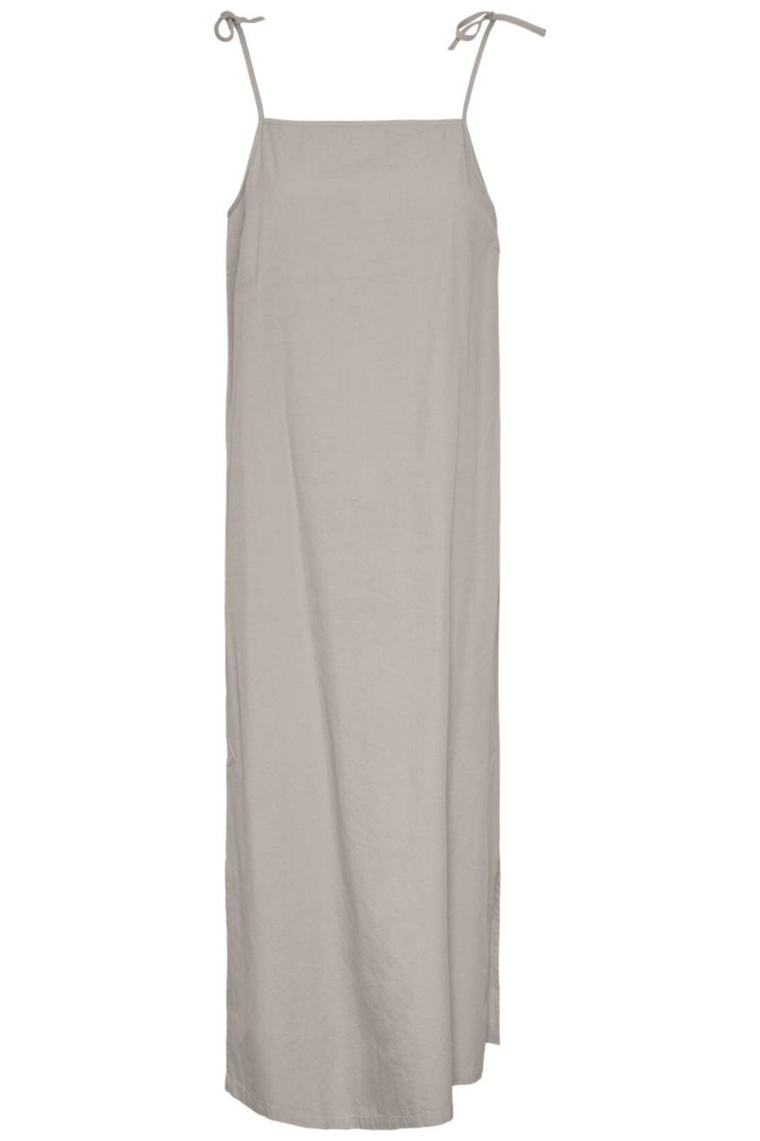 Pieces - Pckarson Strap Long Dress - 4516323 Silver Gray