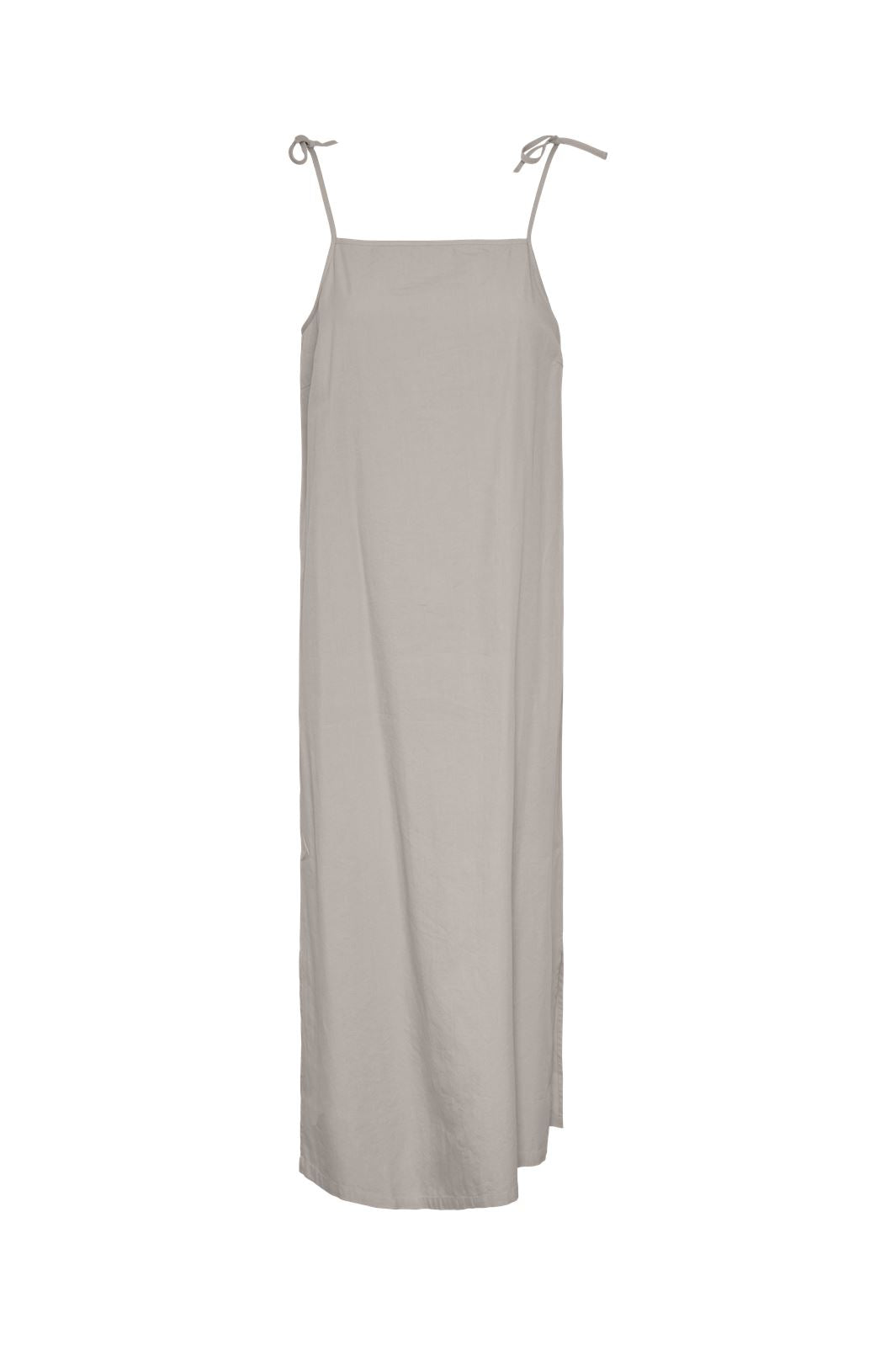 Pieces - Pckarson Strap Long Dress - 4516323 Silver Gray