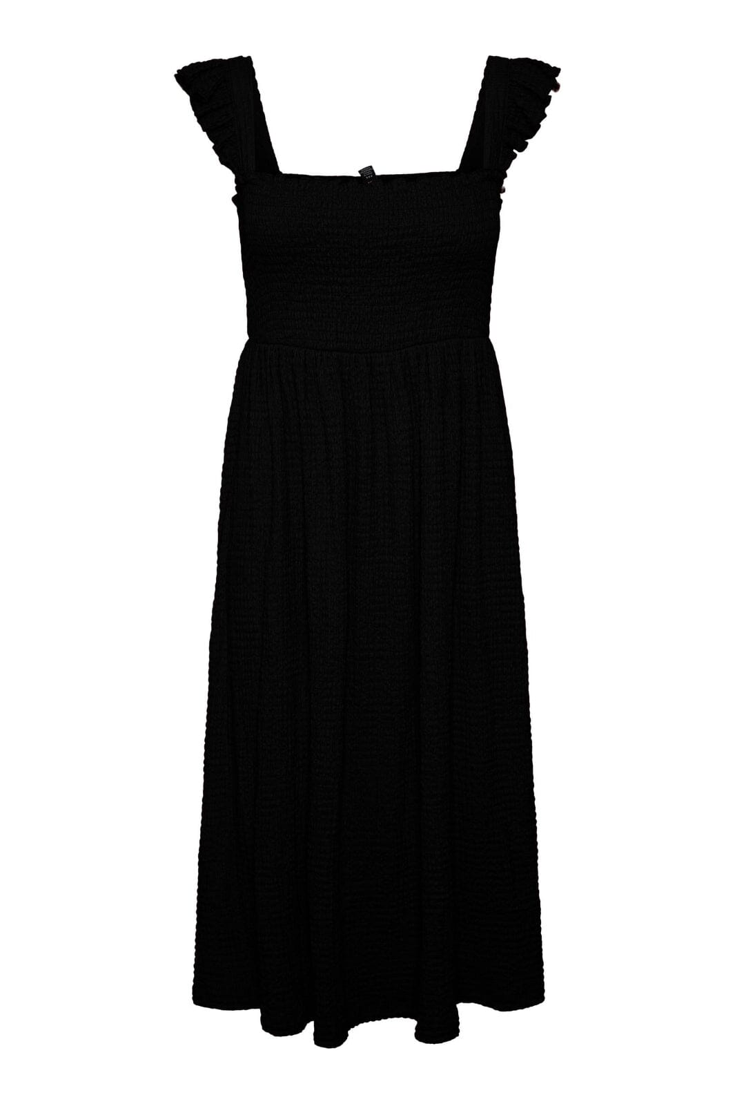 Pieces - Pckeegan Strap Dress - Black Kjoler 