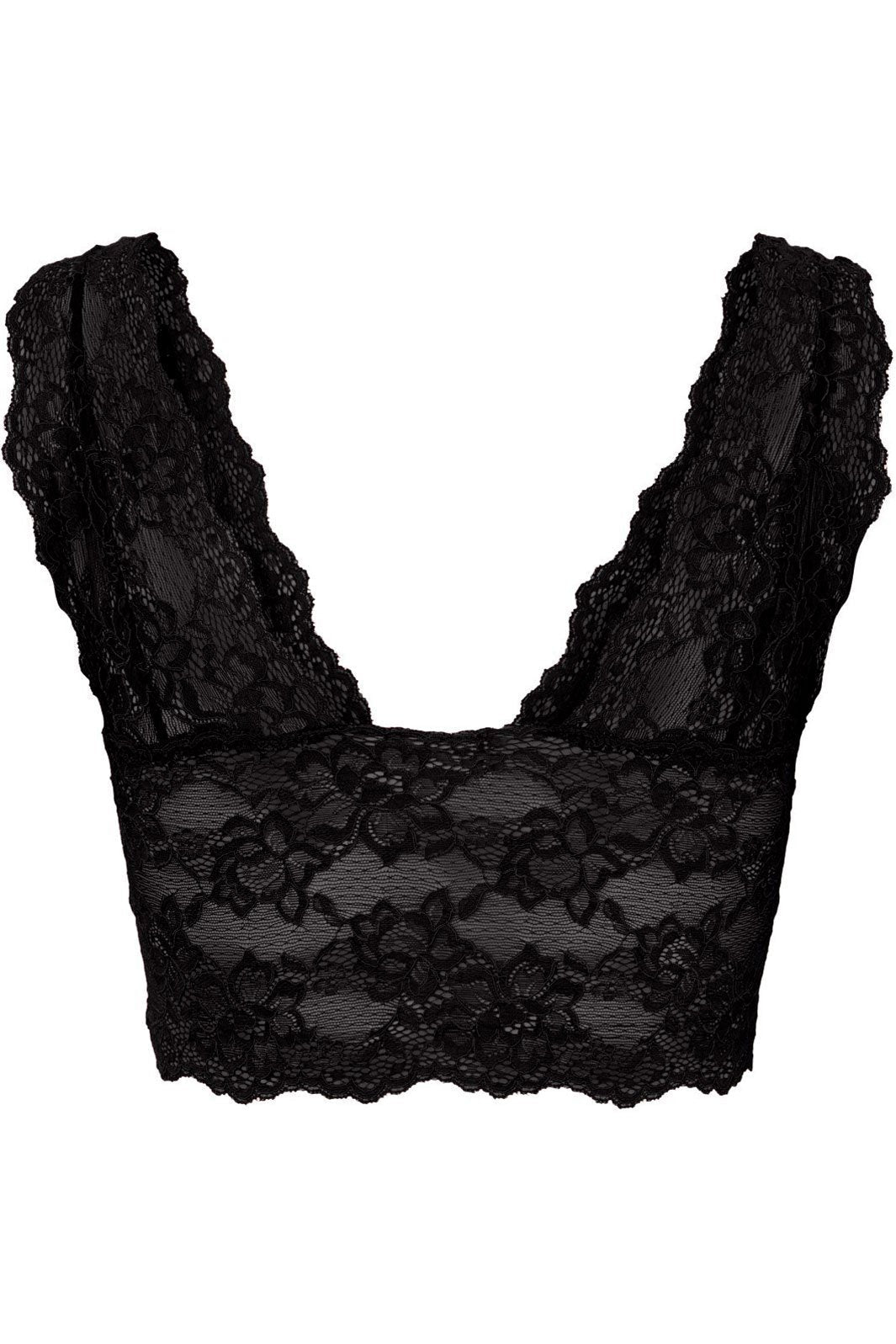 Pieces - PcLina Lace Bra - Black BH 