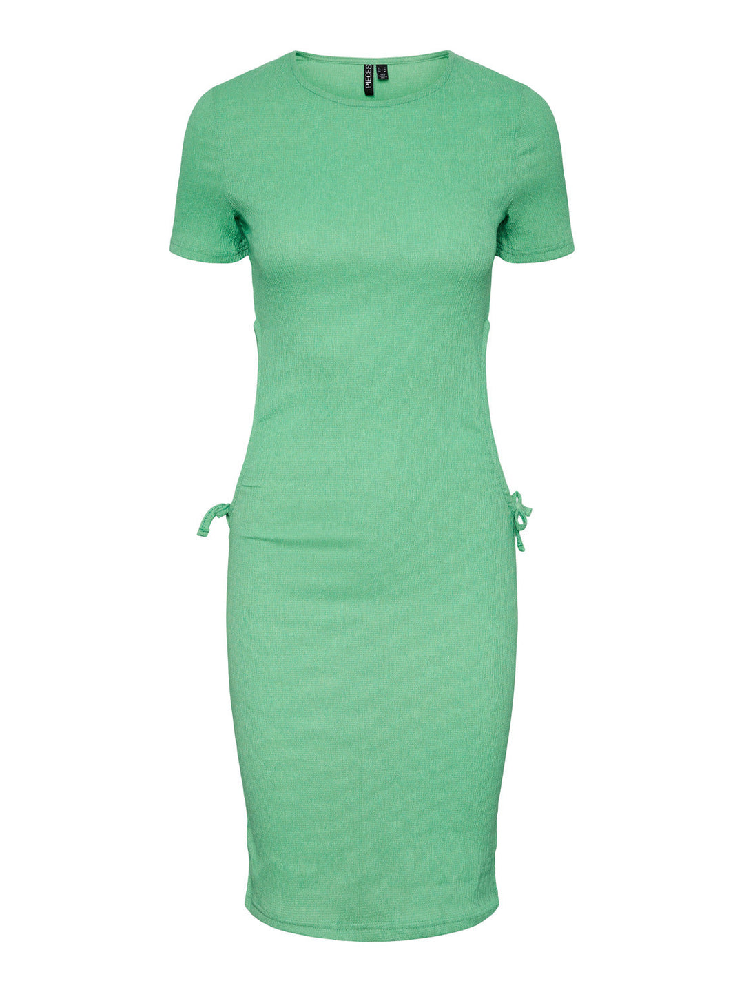 Pieces, Pcluna Ss Ruching Mini Dress Sa, Irish Green