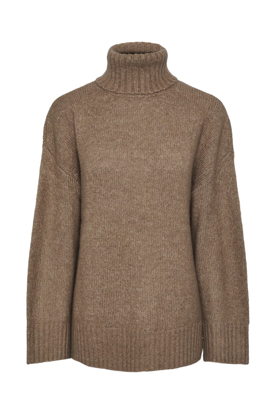 Pieces - Pcnancy Ls Loose Roll Neck Knit - 4264158 Fossil