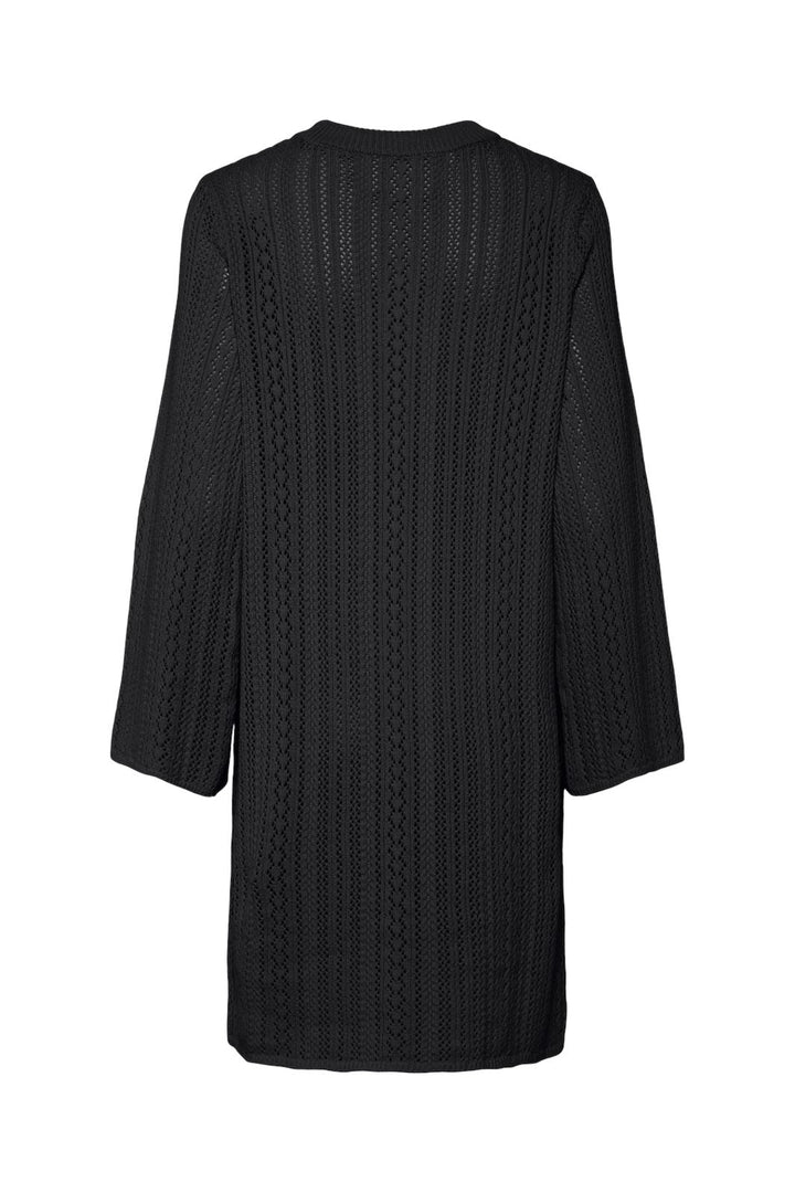 Pieces - Pcnuka Ls O-Neck Knit Dress - 4661740 Black