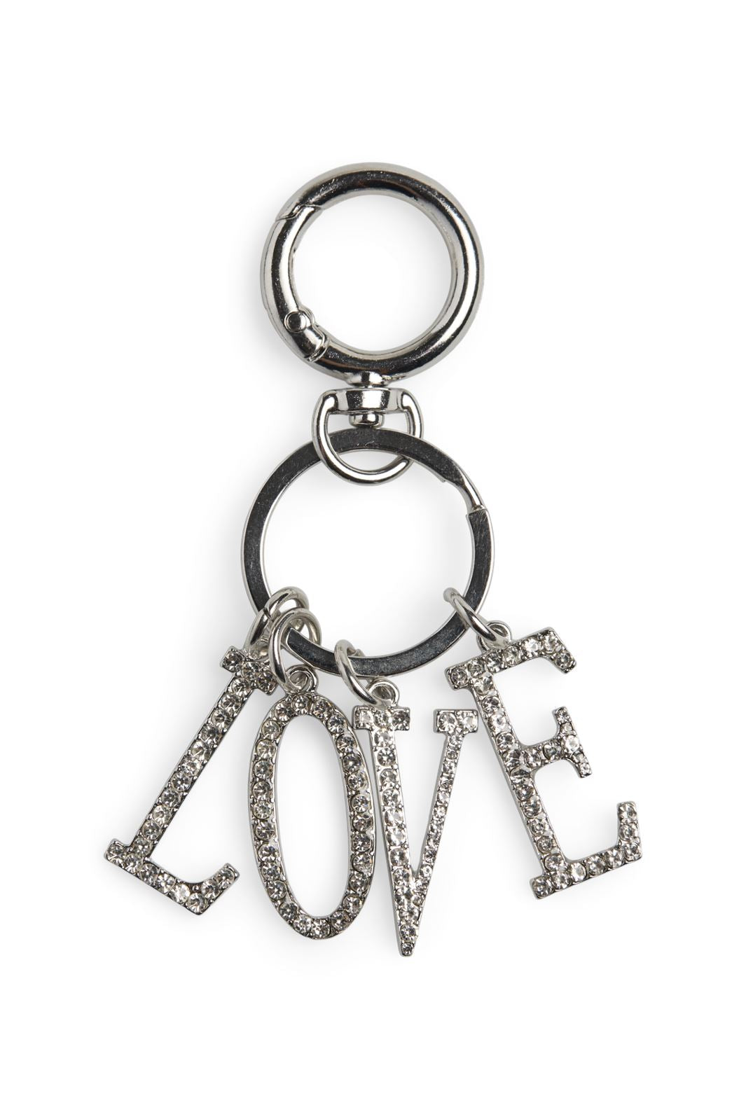 Pieces - Pcoline Keyhanger Box - 4787885 Silver Colour St1/Love