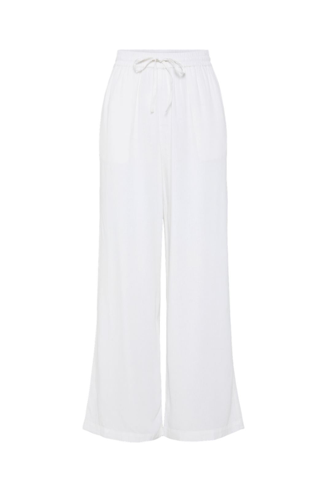 Pieces - Pcpia Wide Pants - 4648875 Bright White