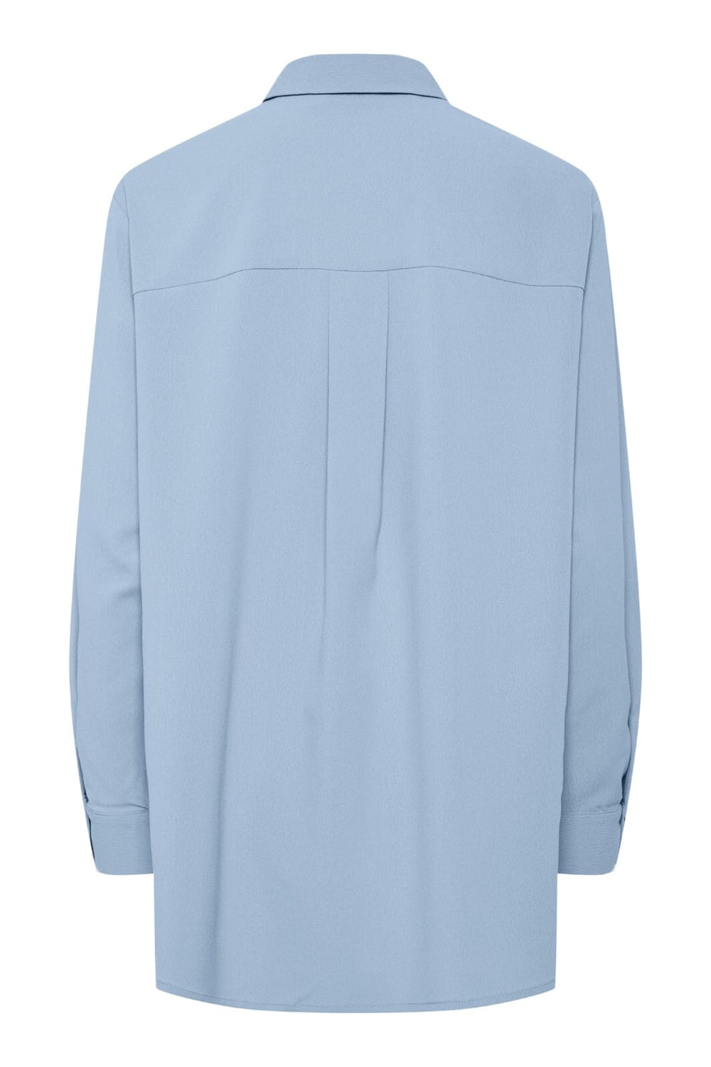 Pieces - Pcpoppy Ls Oxford Loose Shirt - 4683969 Cashmere Blue