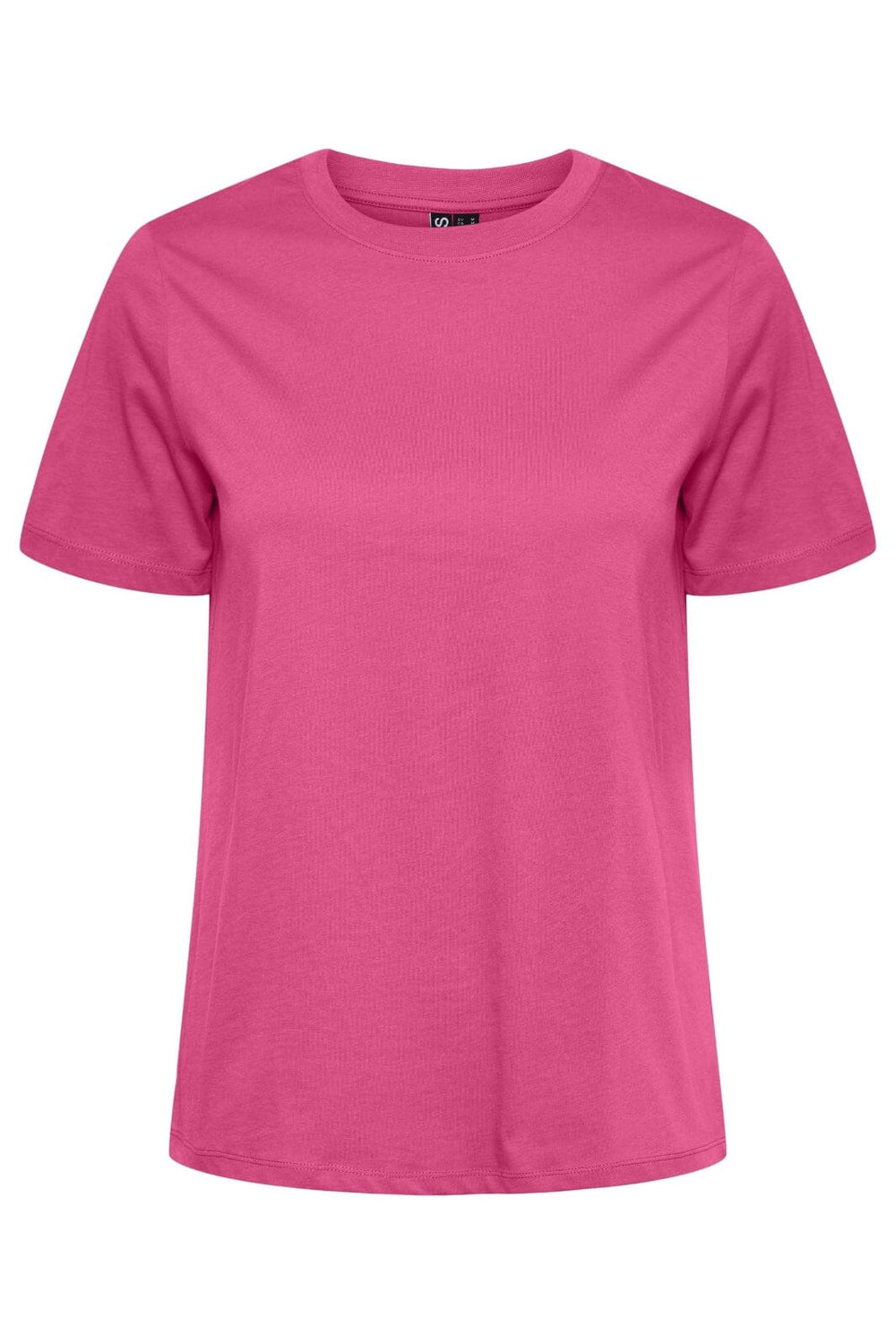 Pieces - Pcria Ss Solid Tee - 4280171 Shocking Pink T-shirts 