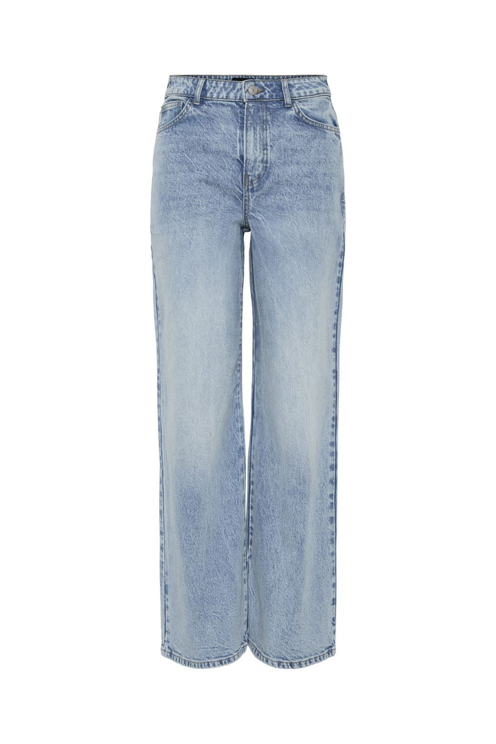 Pieces - Pcselma Wide Jeans Lb - 4633194 Light Blue Denim