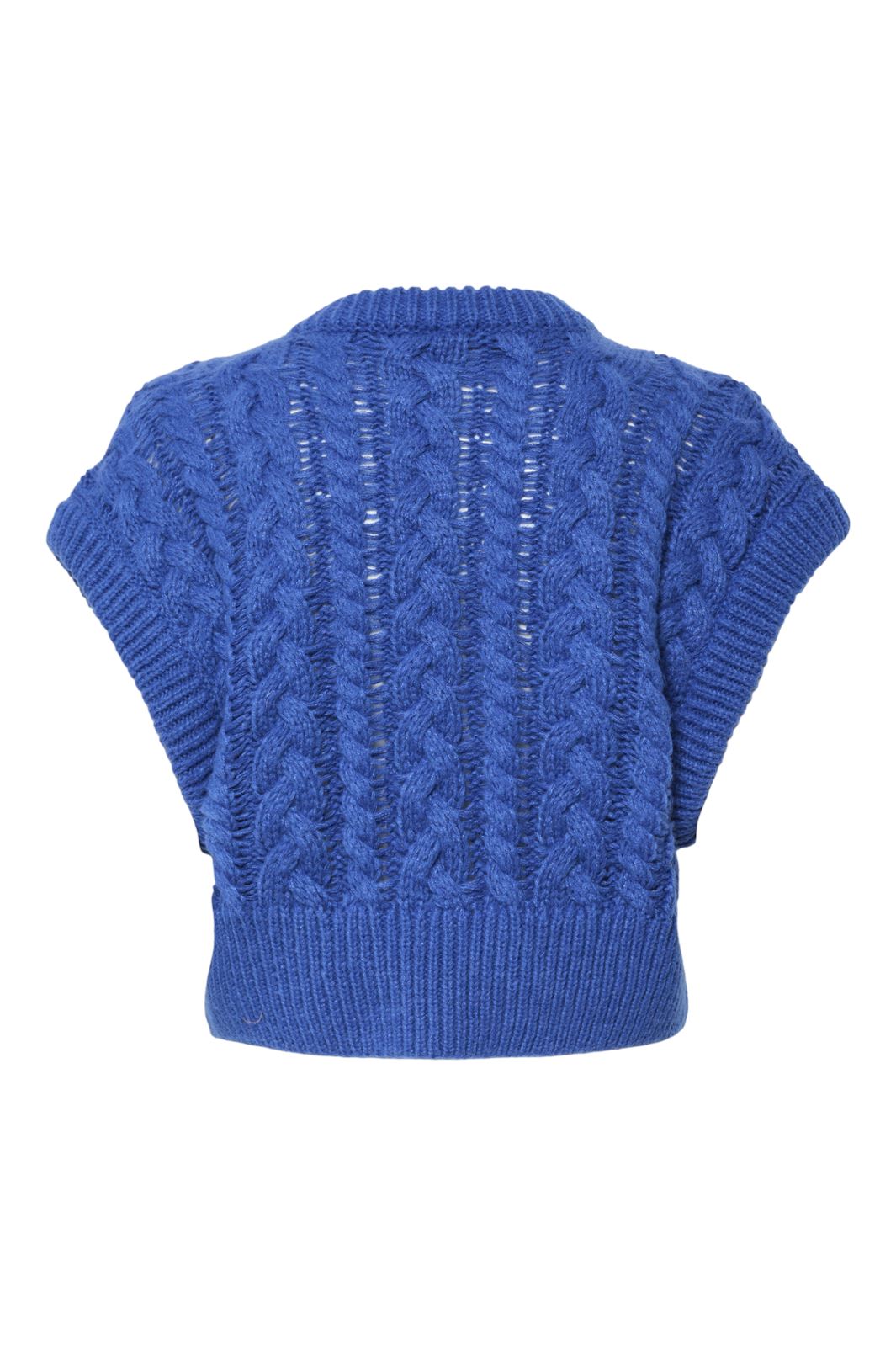 Pieces - Pcsitta Knit Vest - 4694882 Beaucoup Blue