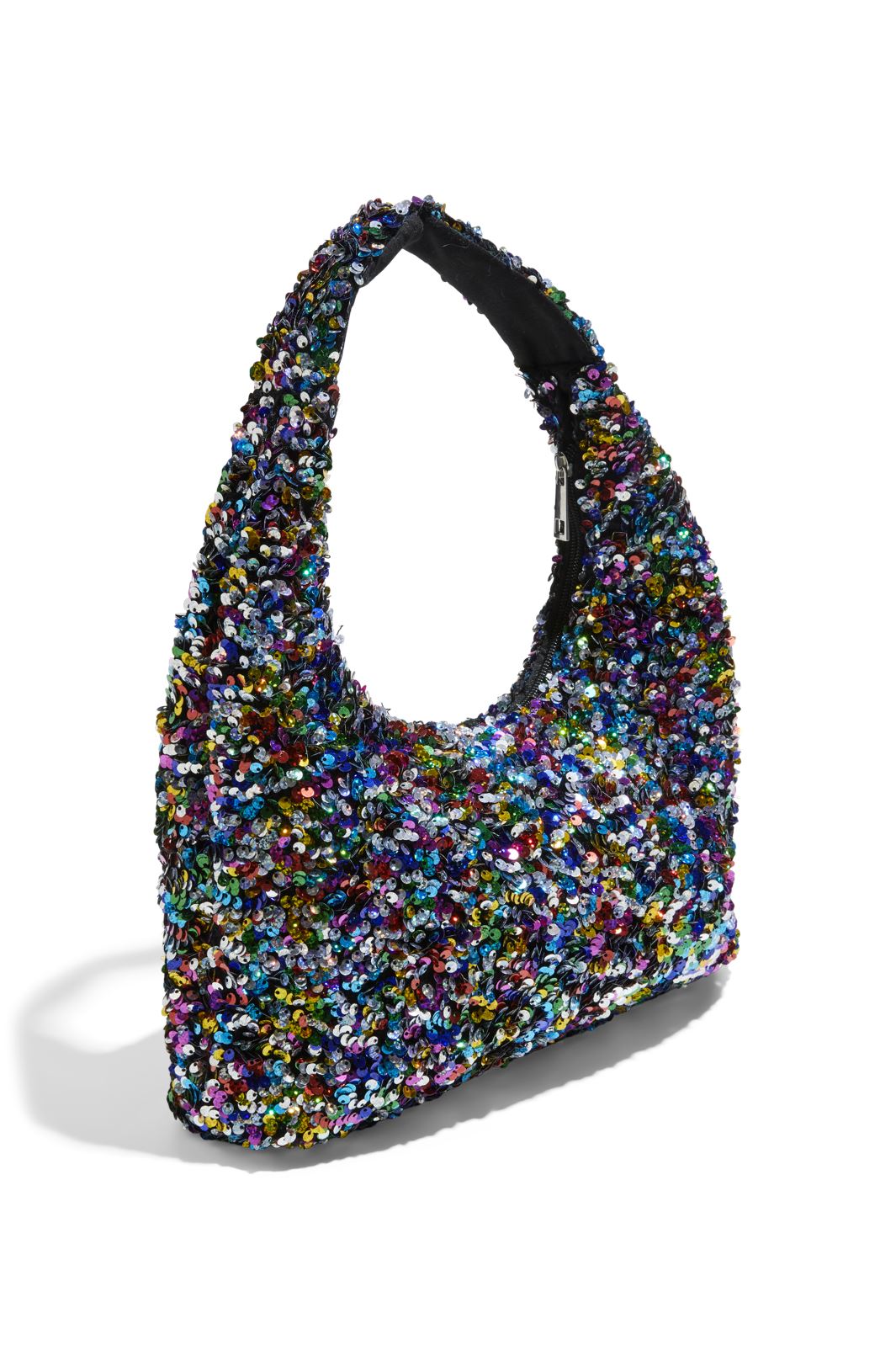 Pieces - Pcsomilla Glitter Shoulder Bag - 4535054 Beetroot Purple Multi