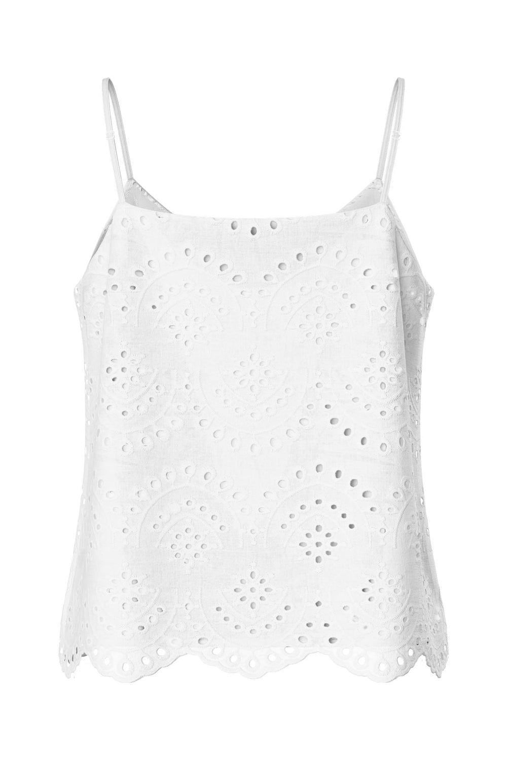 Pieces - Pcvilde Strap Top - 4703750 Bright White