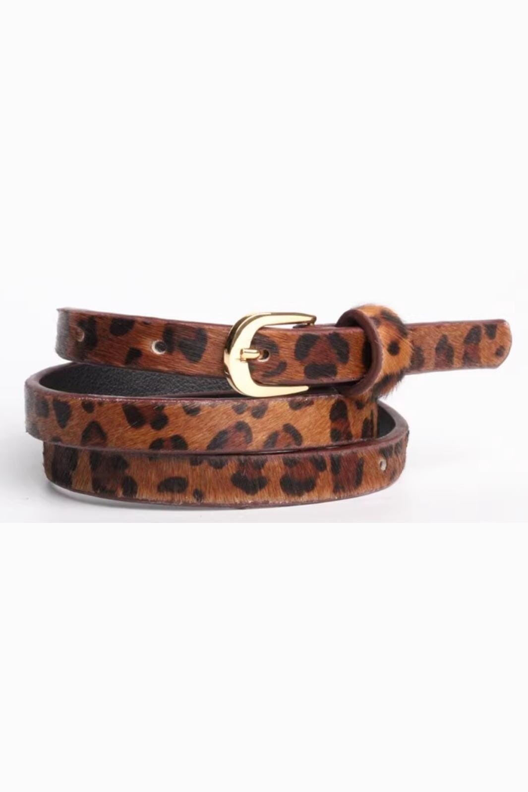 Plissé Copenhagen - Zonia Belt - Dark Leopard