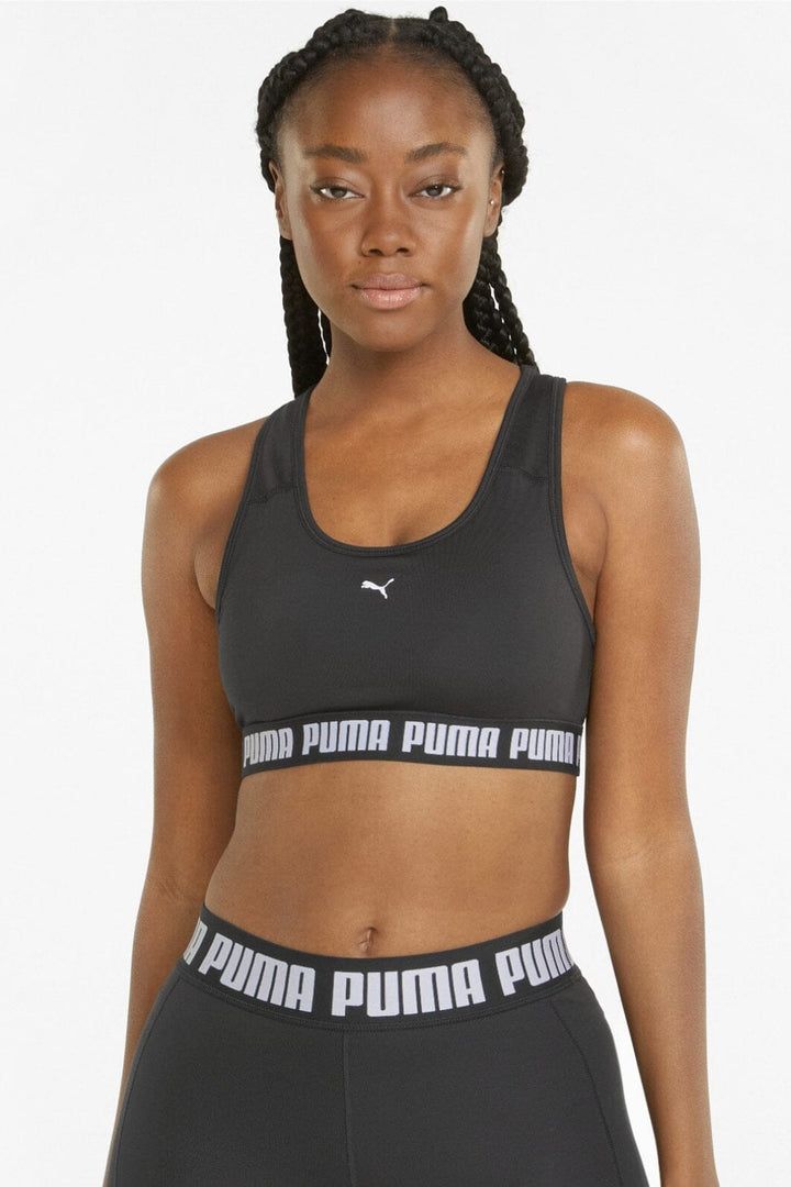 Puma - Mid Impact Puma Strong Bra - Black 1 BH 