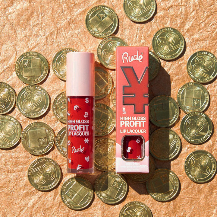 Rude Cosmetics - High Gloss Profit Lip Lacquer Yen - Lipgloss 