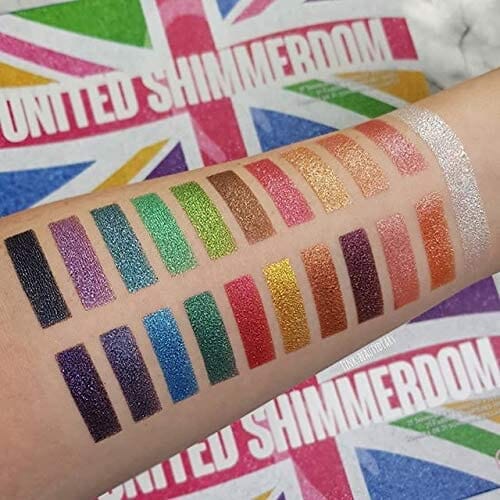 Rude Cosmetics - United Shimmerdom - 21 Shimmer Eyeshadow Palette - Øjenskygge 