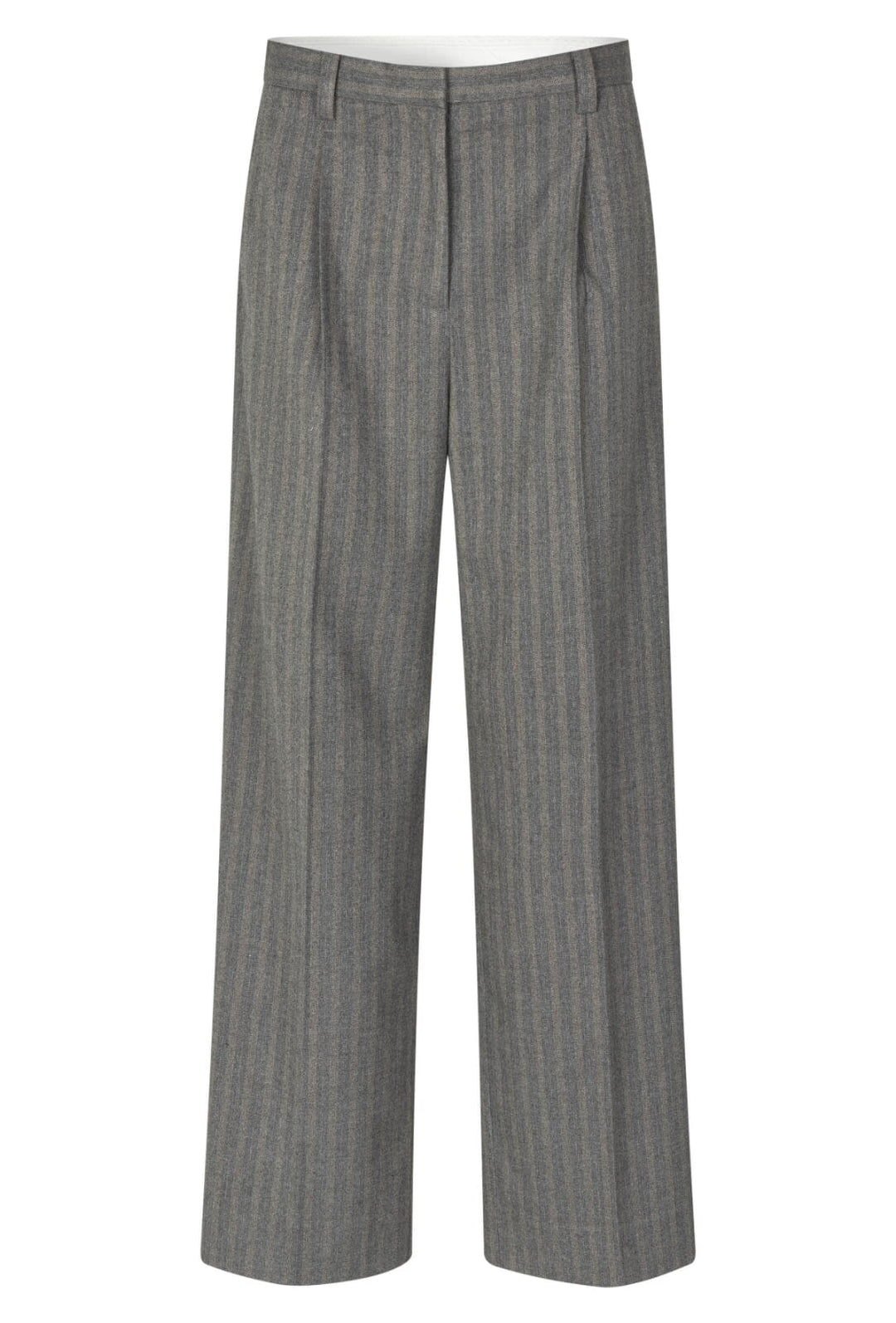 Second Female - Hollanda Trousers - Dark grey melange Bukser 