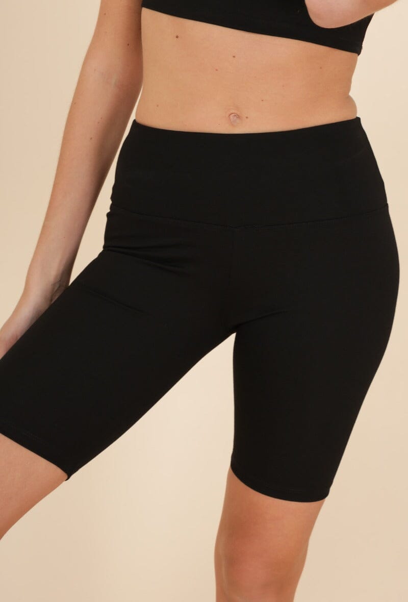 Short Leggings 1288 - Black Shorts 