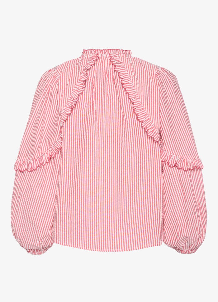 Sissel Edelbo - Balla Top SE 1467 - Red Stripes Bluser 