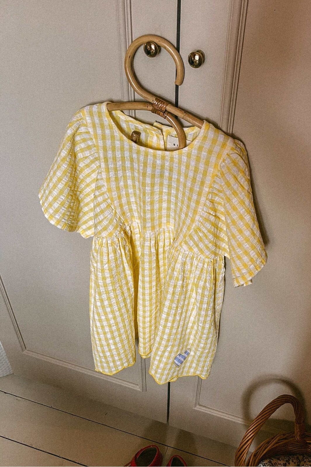 Sissel Edelbo - Katrine MINI Dress SE 1526 - Yellow Checks