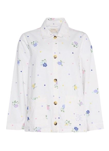 Sissel Edelbo - My Organic Cotton Jacket SE 1241 - White Flower Jakker 