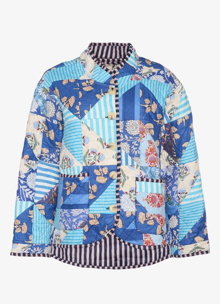 Sissel Edelbo - Shaneela Jacket SE 1458 - Blue Patchwork Jakker 