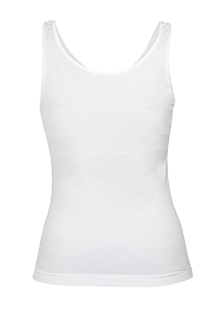 Soft basic - Haily Top wide strap 2 pak - white Undertrøjer 