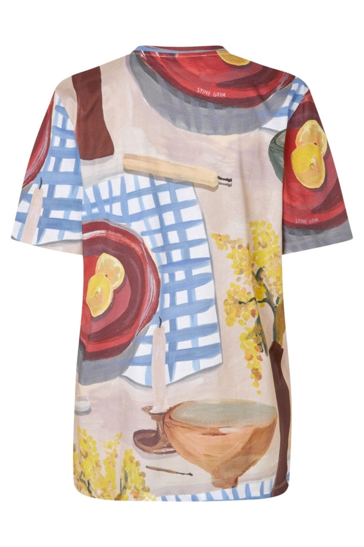 Stine Goya - 2243 Light Jersey, Short Sleeve T-shirt sg-ss25-t009-2243 - Lemons On A Plate