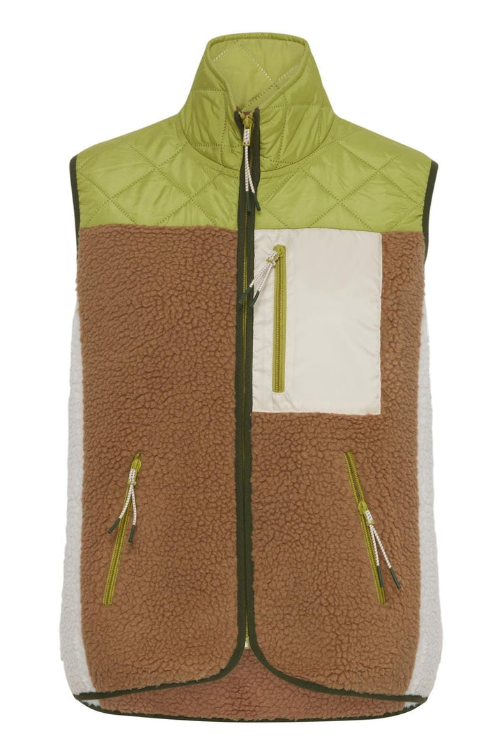 The Jogg Concept - Jcberri Waistcoat 6 - Split Pea Mix