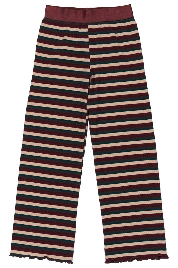 The New - Tnmadeline Wide Rib Pants TN5876 - Multi Stripe Bukser 